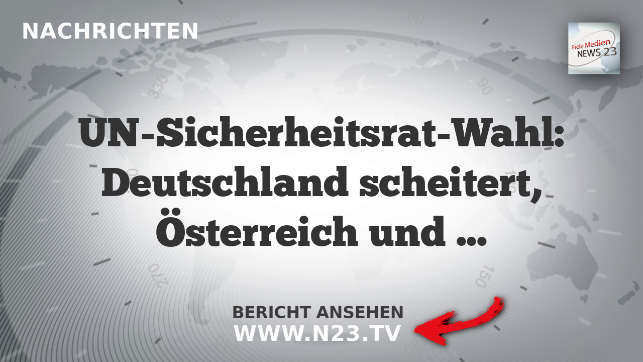 UN-Sicherheitsrat-Wahl: Deutschland scheitert, Österreich und Portugal gewinnen